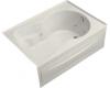 Kohler Synchrony K-1192-HR-NY Dune 5' Whirlpool with Integral Apron, Heater and Right-Hand Drain