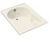 Kohler Synchrony K-1192-L-NY Dune 5' Whirlpool with Left-Hand Drain and Tiling Flange
