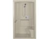 Kohler Freewill K-12110-N-G9 Sandbar Barrier-Free Shower Module with Nylon Grab Bars and Right Seat, 52" X 37-1/2" X 84"