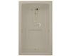 Kohler Freewill K-12113-C-G9 Sandbar Barrier-Free Shower Module with Brushed Stainless Steel Grab Bars, 52" X 37-1/2" X 84"
