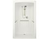 Kohler Freewill K-12113-N-0 White Barrier-Free Shower Module with Nylon Grab Bars, 52" X 37-1/2" X 84"