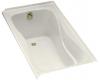 Kohler Hourglass K-1219-L-NY Dune 32 Bath with Integral Tile Flange and Left-Hand Drain