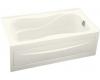 Kohler Hourglass K-1219-RA-NY Dune 32 Bath with Integral Apron, Tile Flange and Right-Hand Drain