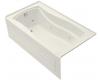 Kohler Mariposa K-1224-HL-NY Dune 5.5' Whirlpool with Integral Apron, Heater and Left-Hand Drain