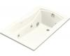 Kohler Mariposa K-1239-R-NY Dune 5' Whirlpool with Flange and Right-Hand Drain
