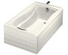 Kohler Mariposa K-1242-R-NY Dune 5' Bath with Integral Tile Flange and Right-Hand Drain