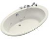 Kohler Seaside K-1248-HG-NY Dune 6' Whirlpool with Custom Pump Location and Heater