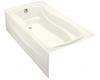 Kohler Mariposa K-1257-GLA-NY Dune 6' Bubblemassage Bath with Integral Apron and Left-Hand Drain