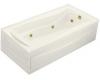 Kohler Mariposa K-1257-RA-NY Dune 6' Whirlpool with Integral Apron, Flange and Right-Hand Drain