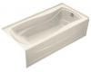 Kohler Mariposa K-1259-RA-47 Almond 6' Bath Tub with Integral Apron, Tile Flange and Right-Hand Drain