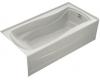 Kohler Mariposa K-1259-RA-95 Ice Grey 6' Bath Tub with Integral Apron, Tile Flange and Right-Hand Drain