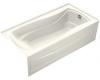 Kohler Mariposa K-1259-RA-96 Biscuit 6' Bath Tub with Integral Apron, Tile Flange and Right-Hand Drain