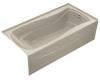 Kohler Mariposa K-1259-RA-G9 Sandbar 6' Bath Tub with Integral Apron, Tile Flange and Right-Hand Drain
