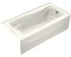 Kohler Mariposa K-1259-RA-NY Dune 6' Bath with Integral Apron, Tile Flange and Right-Hand Drain