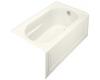 Kohler Devonshire K-1357-GRA-NY Dune 5' Bubblemassage Bath with Integral Apron and Right-Hand Drain