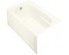 Kohler Devonshire K-1357-HL-NY Dune 5' Whirlpool with Integral Apron, Heater and Left-Hand Drain