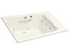Kohler RiverBath K-1365-F3-NY Dune Quadrangle Whirlpool with Four-Sided Integral Flange for Tile-In Installation, Less Chromatherapy