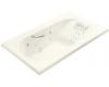 Kohler Memoirs K-1418-V-NY Dune 6' Whirlpool with Spa / Massage Experience