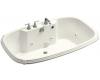 Kohler Portrait K-1457-HJ-NY Dune 5.5' Whirlpool with Custom Pump Location
