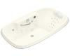Kohler Portrait K-1457-LV-NY Dune 5.5' Whirlpool with Spa / Massage Experience and Left-Hand Pump