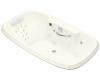 Kohler Portrait K-1457-RV-NY Dune 5.5' Whirlpool with Spa/Massage Experience and Right-Hand Pump