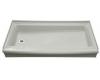 Kohler Fountainhead K-1786-L-95 Ice Grey Receptor with Left-Hand Drain, 60" X 34"