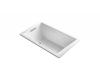 Kohler UnderscoreUnderscore K-1848-0 White Underscore 60" X 36" Drop In Bath