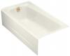 Kohler Mendota K-505-NY Dune 5' Bath with Left-Hand Drain