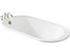 Kohler Iron Works K-712-GBN-NY Dune Bubblemassage 5.5' Bath with Vibrant Brushed Nickel Airjet Color