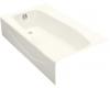 Kohler Villager K-713-NY Dune Bath with Extra 4" Ledge and Left-Hand Drain