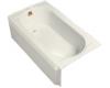 Kohler Memoirs K-723-GSN-NY Dune 5' Bubblemassage Baths with Left-Hand Drain and Vibrant Polished Nickel Airjet Color Finish