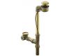 Kohler Clearflo K-7273-PGD Vibrant Moderne Polished Gold Horizontal Overflow Bath Drain