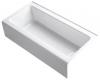 Kohler Bellwether K-838-95 Ice Grey 60 X 30 Cast Iron Bath with Integral Apron and Right-Hand Drain