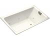 Kohler Tea-for-Two K-856-HN-FE Frost 5.5' Whirlpool Bath Tub with Custom Pump Location