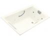 Kohler Tea-for-Two K-856-V-NY Dune 5.5' Whirlpool with Spa/Massage Experience