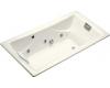 Kohler Tea-for-Two K-865-HM-FE Frost 6' Whirlpool Bath Tub with Custom Pump Location