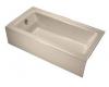 Kohler Bellwether K-875-55 Innocent Blush Bath Tub with Integral Apron and Left-Hand Drain