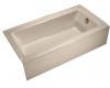 Kohler Bellwether K-876-55 Innocent Blush Bath Tub with Integral Apron and Right-Hand Drain