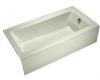 Kohler Bellwether K-876-NG Tea Green Bath Tub with Integral Apron and Right-Hand Drain