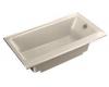 Kohler Highbridge K-878-S-FD Cane Sugar Cast Iron Bath Tub with Enameled Apron and Right-Hand Drain