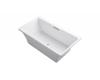 Kohler Reve K-894-F62-0 White Reve 5.5' Freestanding Bath with Brilliant Blanc Base