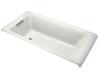Kohler K-896-0 White Parity Cast Iron Drop-In Bath Tub