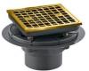 Kohler K-9136-BGD Vibrant Moderne Brushed Gold Square Design Tile-In Shower Drain