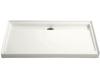 Kohler Groove K-9928-0 White Acrylic Receptor 60" X 36", Back Drain