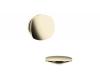 Kohler PureFlo K-T37391-AF Vibrant French Gold Cable Bath Drain Trim with Basic Rotary Turn Handle