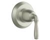 Kohler PureFlo K-T37397-AF Vibrant French Gold Cable Bath Drain Trim with Victorian Push Button Handle