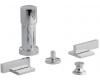 Kohler Loure K-14663-4-SN Vibrant Polished Nickel Widespread Bidet Faucet