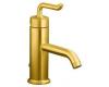 Kohler Purist K-14402-4-BGD Vibrant Moderne Brushed Gold Single-Control Lavatory Faucet with Smile Design Handle