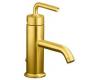 Kohler Purist K-14402-4A-BGD Vibrant Moderne Brushed Gold Single-Control Lavatory Faucet with Straight Lever Handle