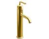 Kohler Purist K-14404-4A-PGD Vibrant Moderne Polished Gold Tall Single-Control Lavatory Faucet with Straight Lever Handle